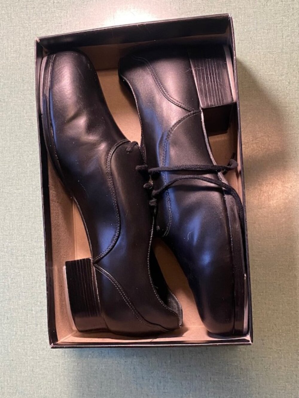 Men's Capezio Fortune Tap Shoes, Size 10.5, with Teletone Taps, New With Box